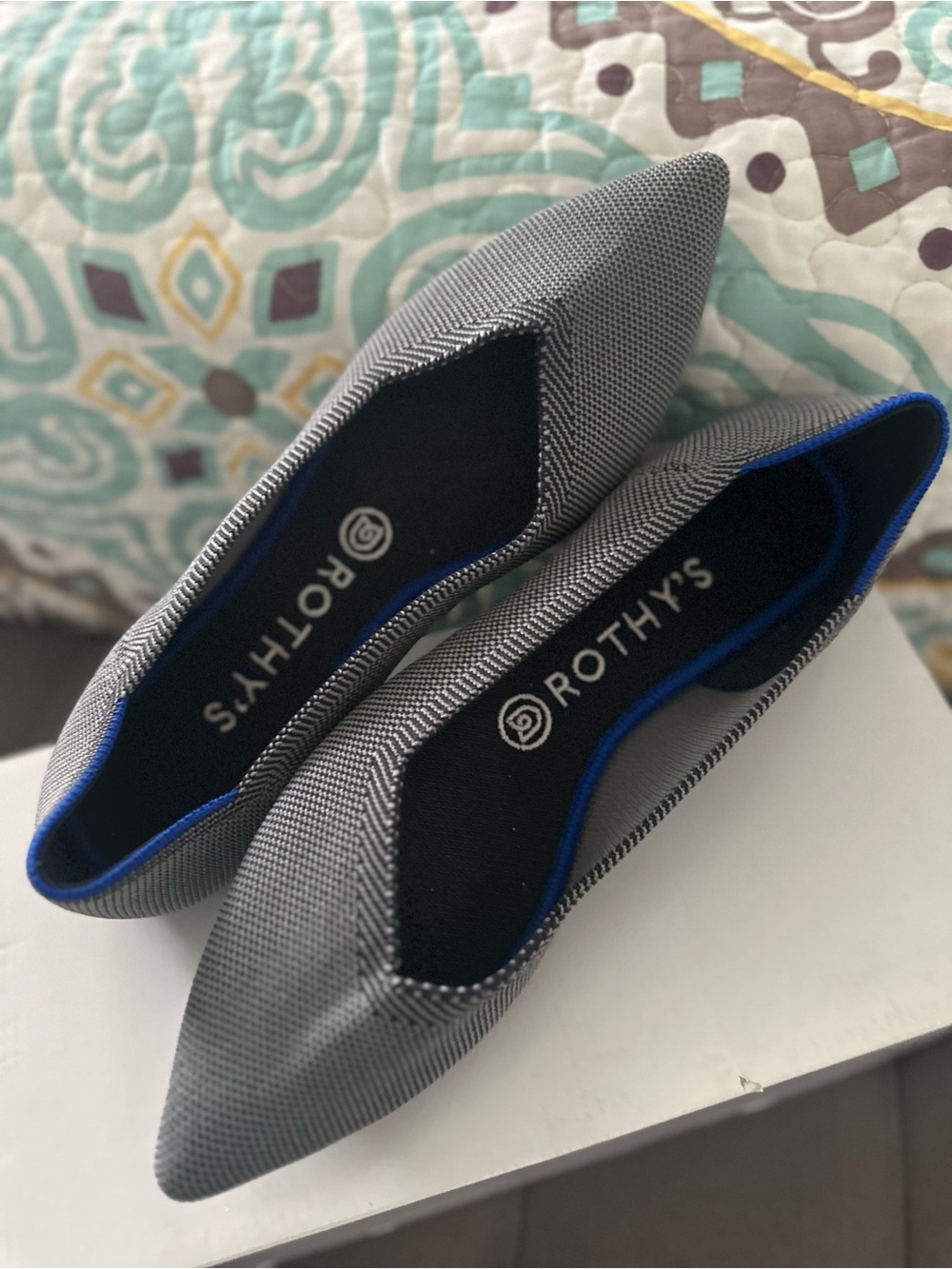 Rothy's The Point - Bird’s Eye Grey